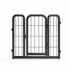 Dog Playpen Outdoor, 12 Panel Dog Fence 24" Pet Pen for Small Dogs Pet Exercise Pen for Puppy/Rabbit/Small Animals Portable Playpen for RV Camping Gar