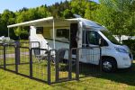 Dog Playpen Outdoor, 12 Panel Dog Fence 24" Pet Pen for Small Dogs Pet Exercise Pen for Puppy/Rabbit/Small Animals Portable Playpen for RV Camping Gar
