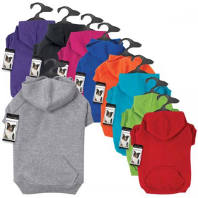 Zack & Zoey Basic Hoodie (Color: Orange, size: medium)