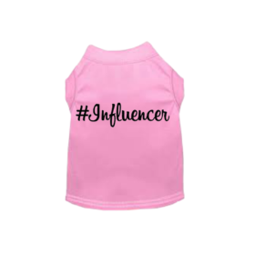 #Influencer Shirt (Color: Pink, size: medium)