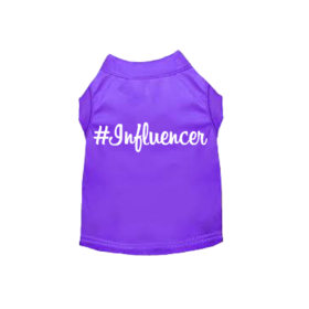 #Influencer Shirt (Color: Purple, size: large)