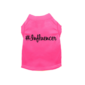 #Influencer Shirt (Color: Hot Pink, size: 2X Large)