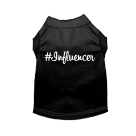 #Influencer Shirt (Color: Black, size: small)