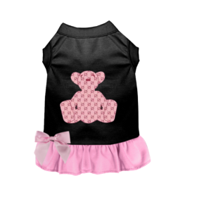 My Cuddly GG Bear (Color: Black with Pink Bottom, size: small)