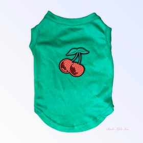My Fabulous Cherry Tank (Color: Green, size: small)