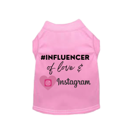 #INFLUENCER of Love & Instagram (Color: Pink, size: X Large)