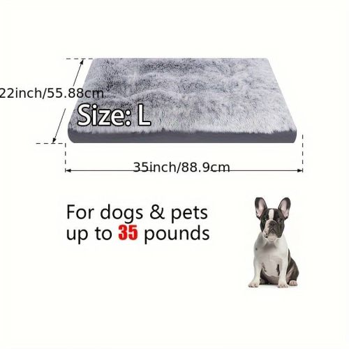 Pet Dog Bed Long Plush Cozy Warm Sleeping Beds Washable Anti-Slip Kennel Mats Pet Dog Bed Long Plush Cozy Warm Sleeping Beds Washable Anti-Slip Kennel Mats
