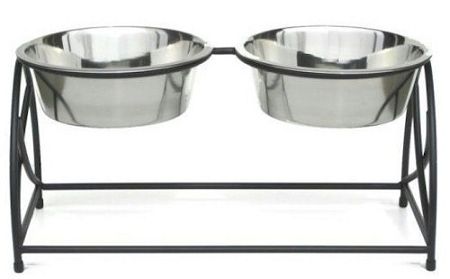 Butterfly Double Elevated Dog Feeder